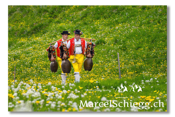 Marcel Schiegg Fotografie, Tradition, Brauchtum, Alpfahrt, Oeberefahre, Appenzell, Alpstein, Sämtis, Senntumschellen