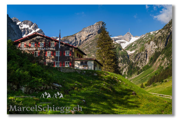 Marcel Schiegg Fotografie, Marcel Schiegg, Seealpsee, Alpstein, Appenzell, Appenzellerland, Berggasthaus Seealpsee