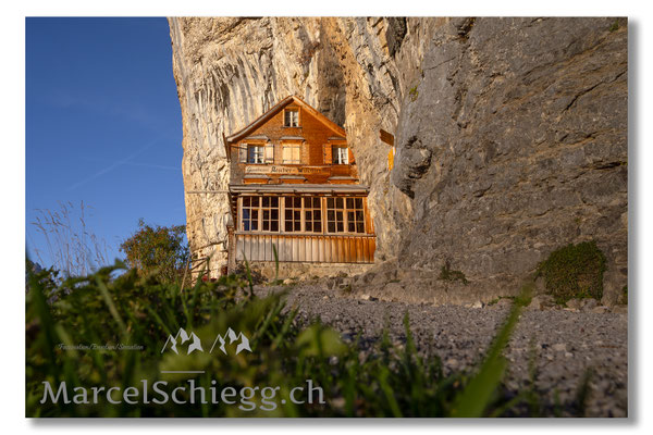 Marcel Schiegg, Marcel Schiegg Fotografie, Gasthaus Aescher, Wildkirchli, Ebenalp, Alpstein, Appenzell, Aescher