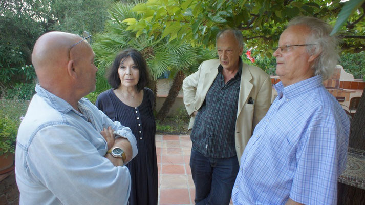 Tournage Juliette Gréco / Gérard Jouannest