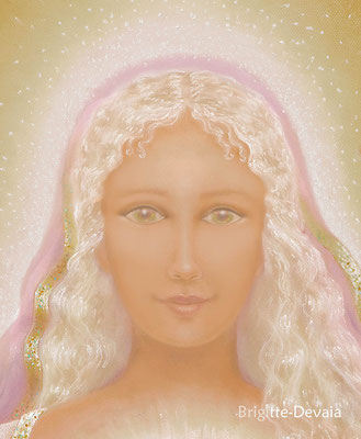 Brigitte-Devaia ART - aufgestiegene Meisterin Maria Magdalena - Portrait