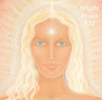 Brigitte-Devaia ART - Sternenfrau Mahoa - Engel der Liebe und körperlichen Liebe - Portrait