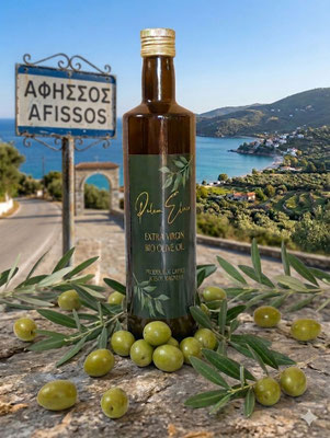 Flasche Extra Virgin Bio Olive Oil
