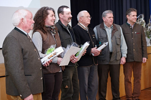 Ehrungen beim Jagdverein Hubertus Gießen 2015