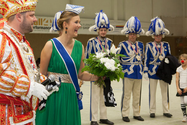 Prinz Hanno I. und Venetia Sara mit der Prinzengarde