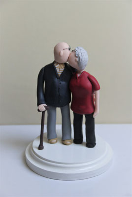 personalisierte Figuren zur goldenen Hochzeit, silbernen Hochzeit