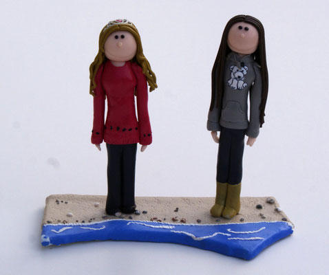 Geschenkidee für die beste Freundin, Erinnerungsfigur, personalisiert