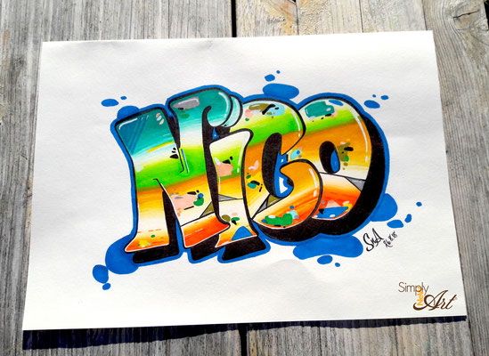 Simply-NeW-Art-Nelly-Wüthrich-Kehrli-Handlettering-Brushlettering-Faux-Calligraphy-Lettering-Kinder-Workshop-Bern-Brienz-Thun-Gwatt-Wichtrach-Grafitti