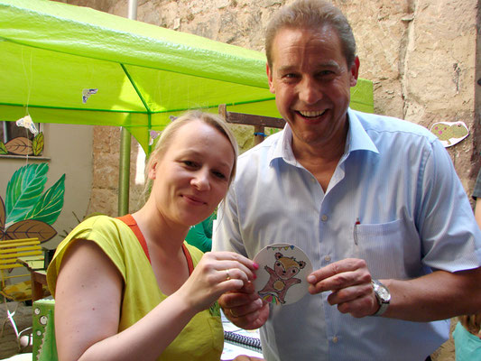 Astrid Rabus, Bürgermeister Markus Braun