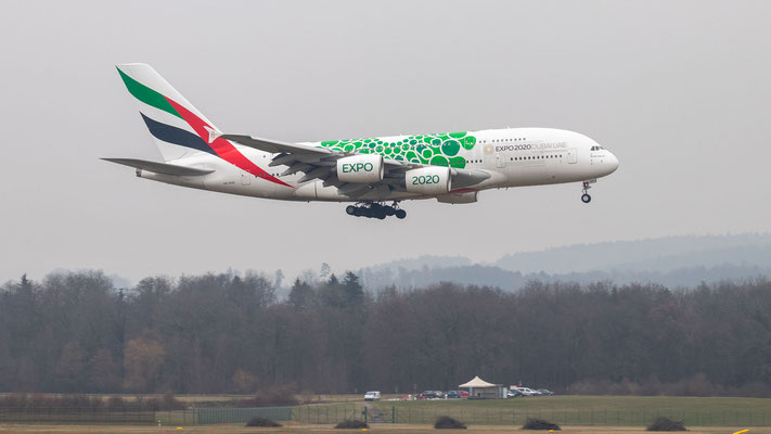 Emirates Expo 2010 Green – Airbus A380-861 – A6-EOK – 22.01.2019