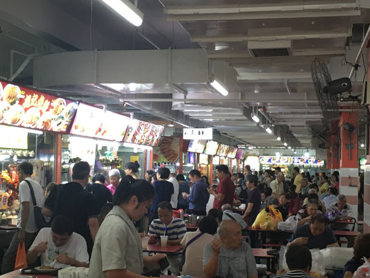 Street Food- Chinatown Food Center - Essen und Trinken - Singapur - travelumdiewelt.com