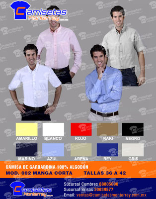 camisas con logo bordado