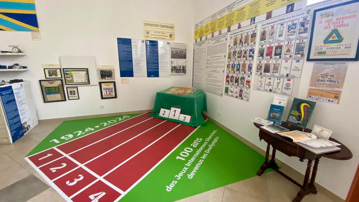 Exposition temporaire des Cent ans des Deaflympics