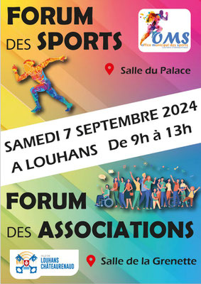 Affiche Forum des associations Louhans