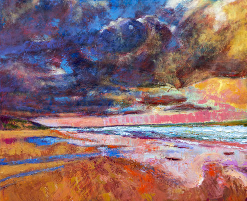 60x74cm, huile et acrylique sur toile, 2024, vendue