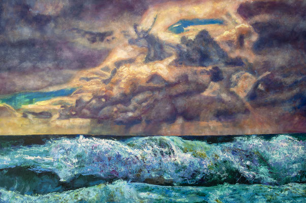 130x195cm, huile et acrylique sur toile, 2024