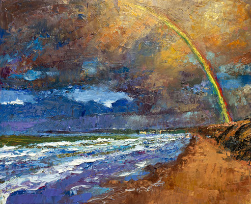 22x27cm, huile et acrylique sur toile, 2024