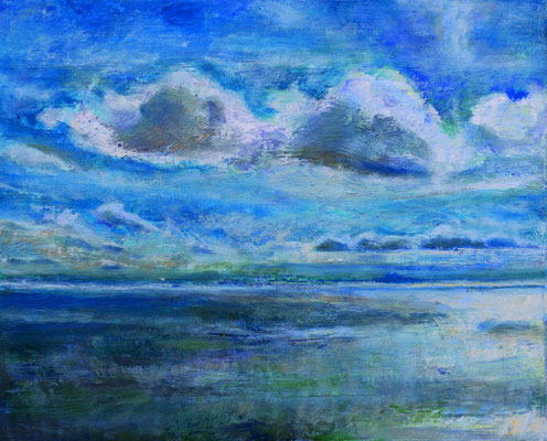 Bonifaccio, huile sur toile, 2025, 27x22cm, vendu