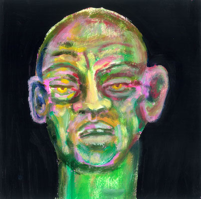 acrylique sur papier, 20x20cm