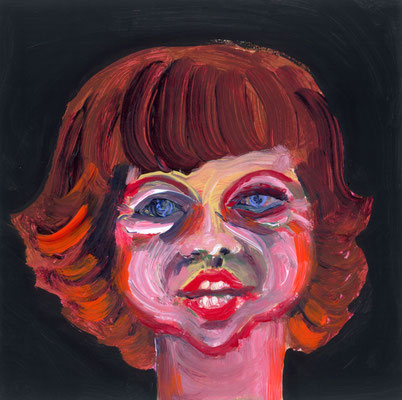 acrylique sur papier, 20x20cm