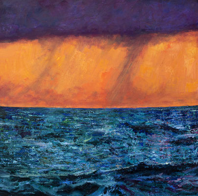 60x60cm, huile et acrylique sur toile, 2024