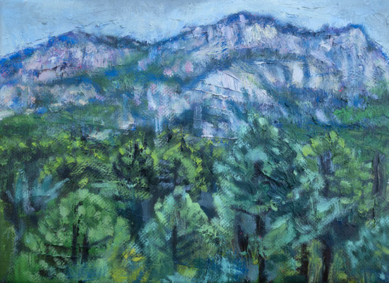 huile sur toile, 2024, 16x22cm