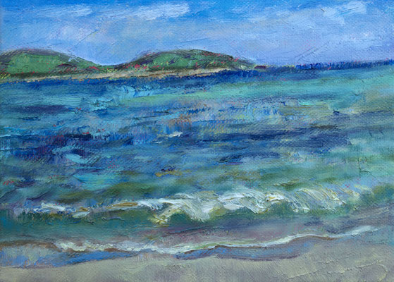 huile sur toile, 2024, 16x22cm