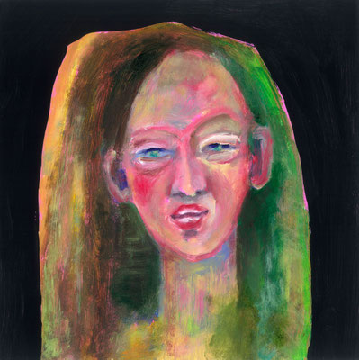 acrylique sur papier, 20x20cm