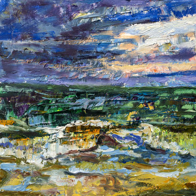 20x20cm, huile sur bois, 2024, vendue