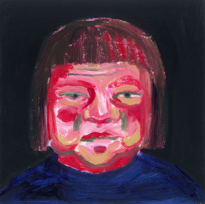 acrylique sur papier, 20x20cm