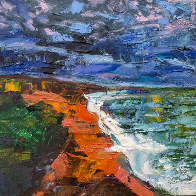 20x20cm, huile sur bois, 2024