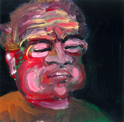 acrylique sur papier, 20x20cm