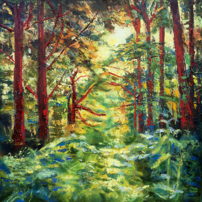 huile sur toile, 2025, 40x40cm
