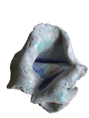 La source, grès émaillé, verre /VENDU