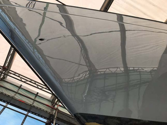 Segelyacht Bug