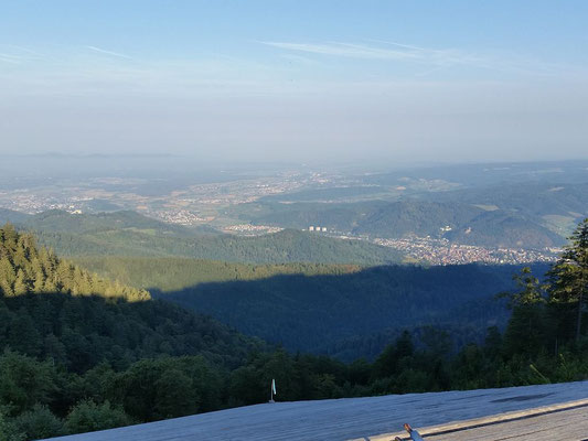 Blick nach Waldkirch von der Rampe