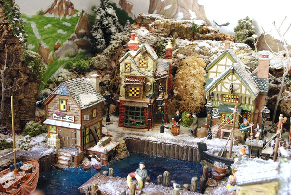 Village Noël/Christmas Village 2013: Port dans les rochers