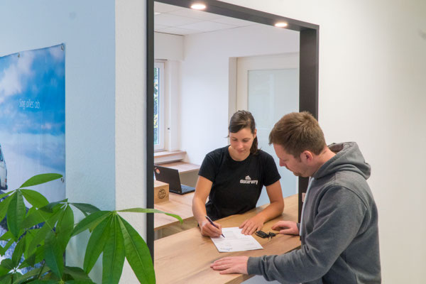 Discarvery Kundenempfang