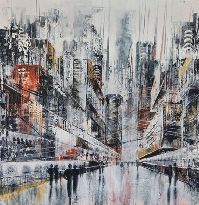 Stadt 60x60 verkauft