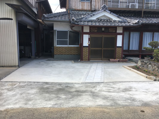 外構 エクステリア工事 施工例 有 ウエダ石材