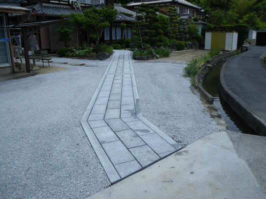 通路石張り