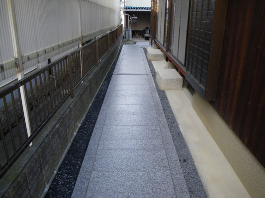 通路石張り