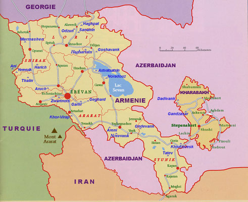  Carte du pays.