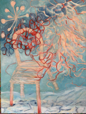 60 x 80 auf Leinwand 2025 Serie "Ungreifbares"