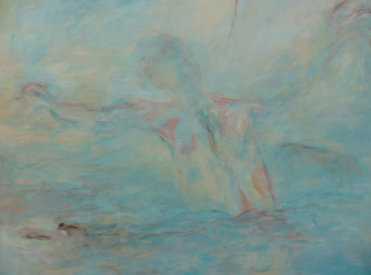 80 x 100 Acryl auf Leinwand 2015 Serie "Stirb und Werde"