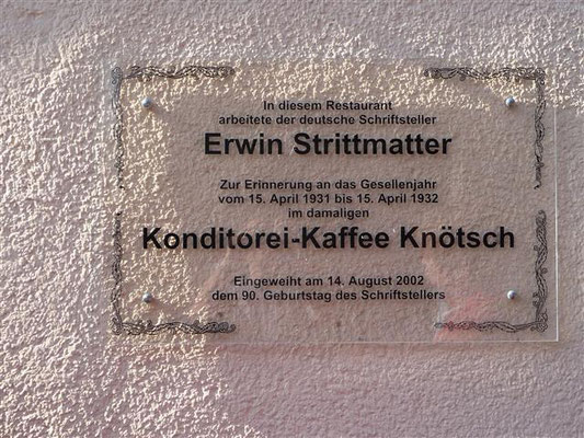 hier hat Erwin Strittmatter gelernt