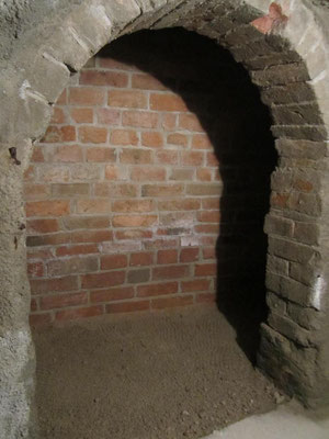 Viele der Kellerräume sind heute aus Sicherheitsgründen verfüllt
