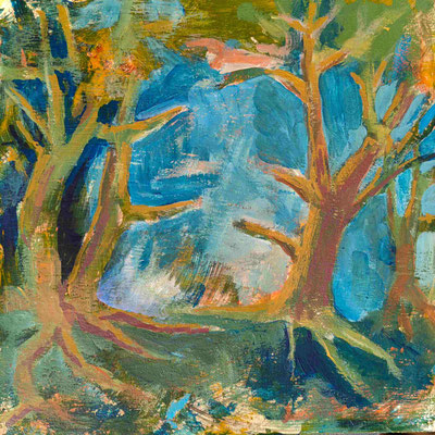 20x20, Acryl auf Sperrholz