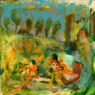 20x20, Acryl auf Sperrholz