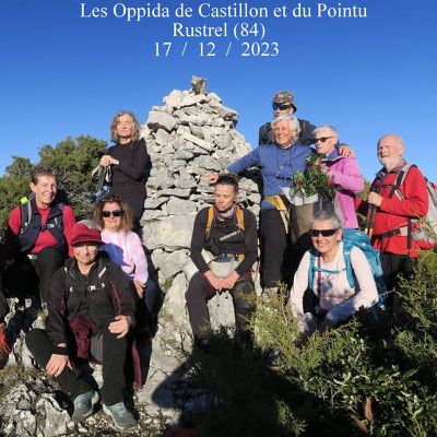 Les Oppida de Castillon et du Pointu à partir de Rustrel